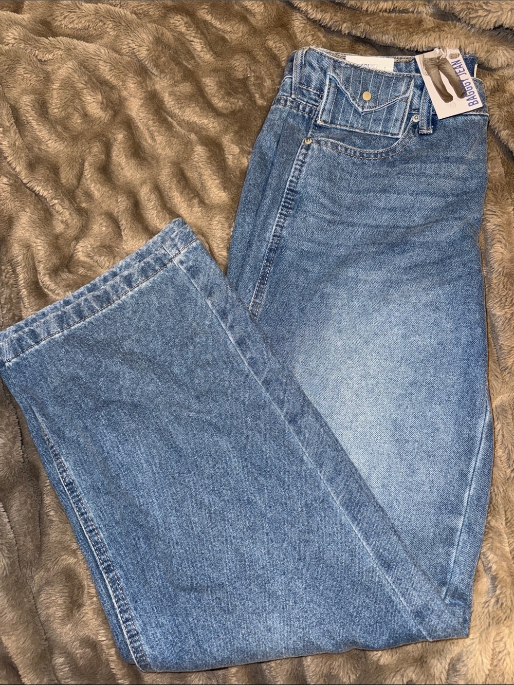 Vanilla Star Medium Blue Straight Leg Women's Jeans
